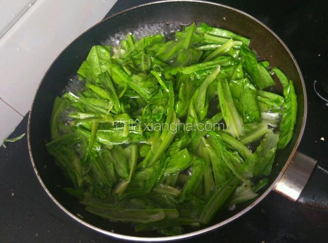 待油麦菜变软即可。