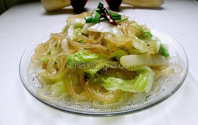 白菜炒粉丝