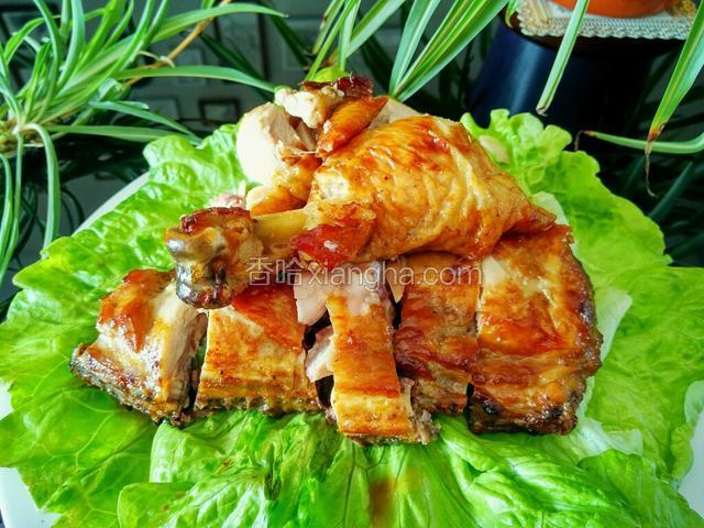 黑椒汁烤鸡腿