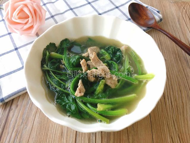 瘦肉菠菜汤