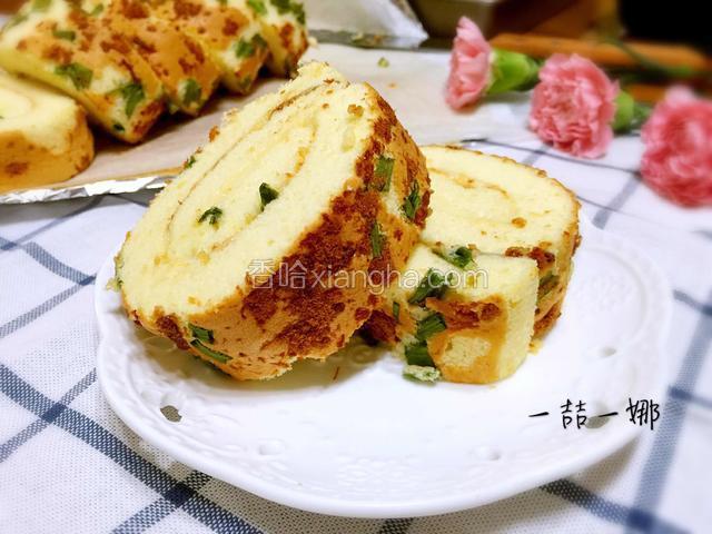 香葱肉松蛋糕卷