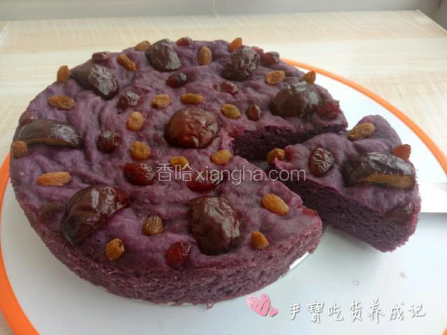 宝宝辅食紫薯糕