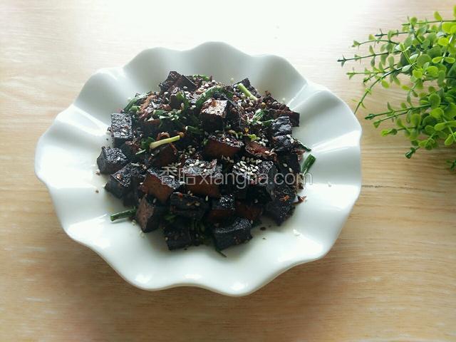 干煸卤豆腐