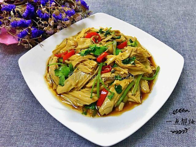 凉拌豆笋