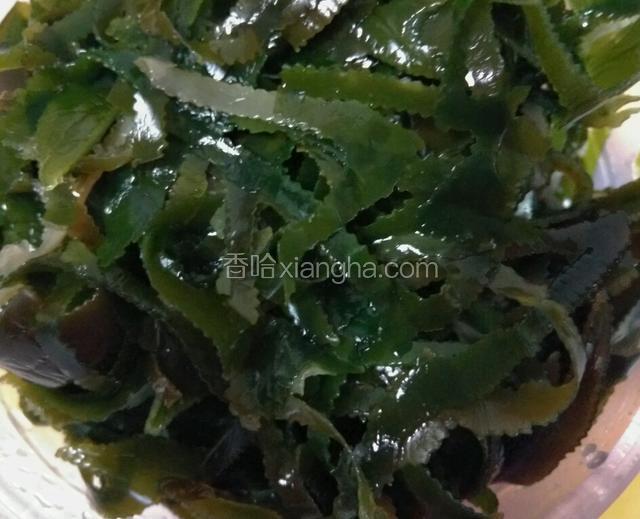 鲜海带丝备料