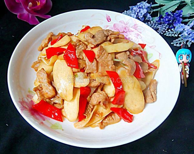 茭白肉片