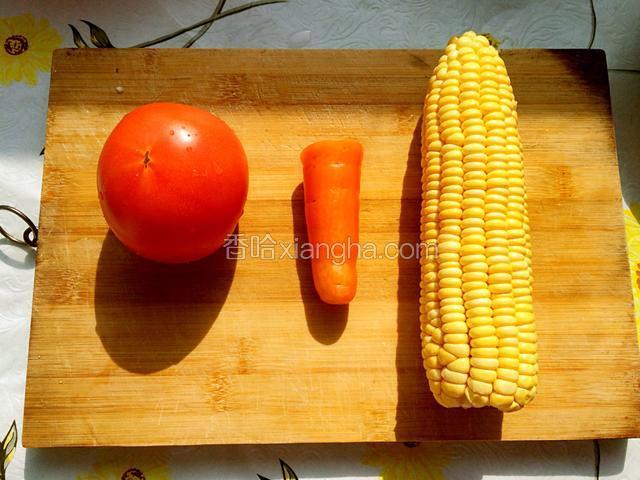 如下图食材洗净备好