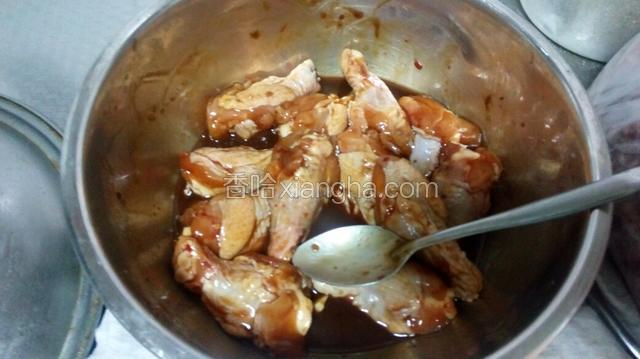 腌制三个小时后