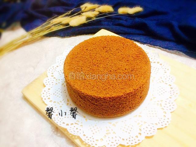 可可戚风蛋糕