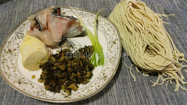 所有食材。