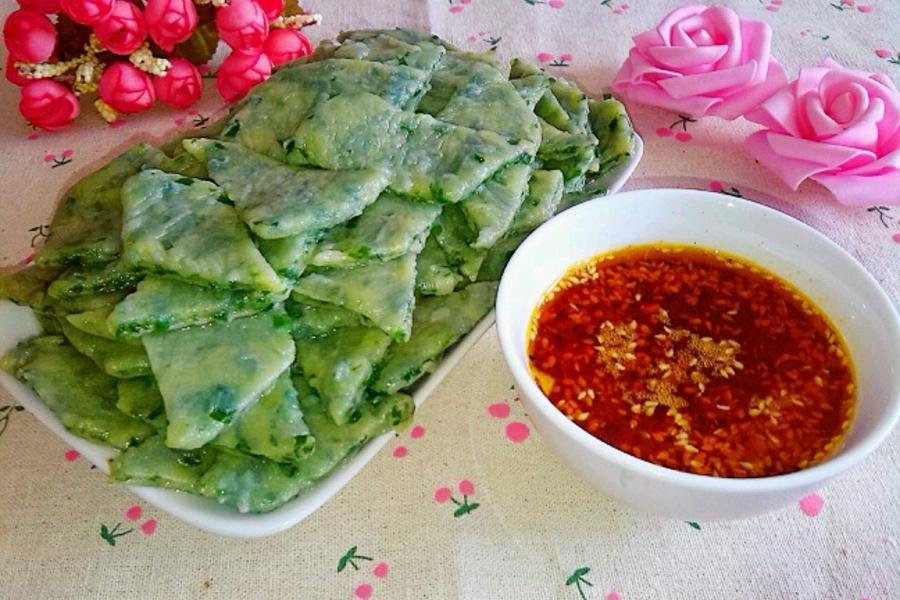 蘸汁韭香面