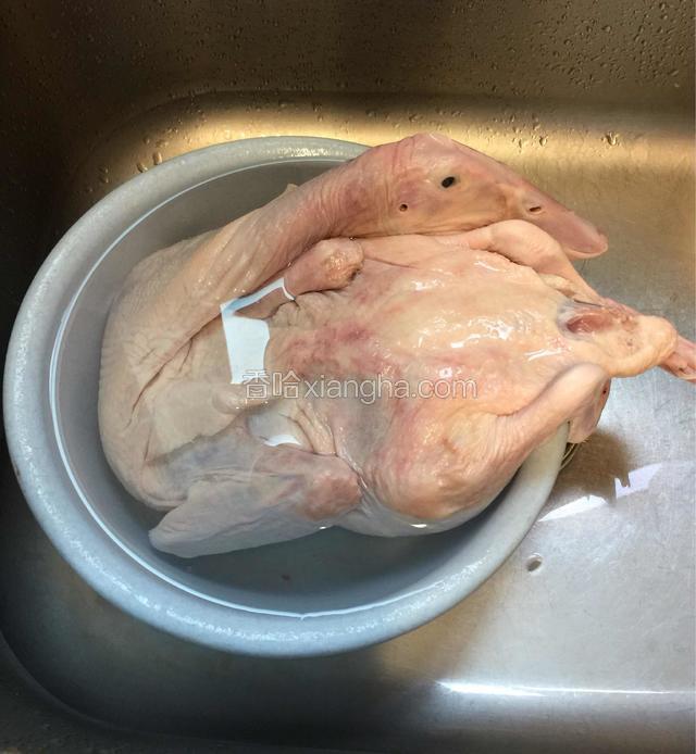 将光鸭洗净
