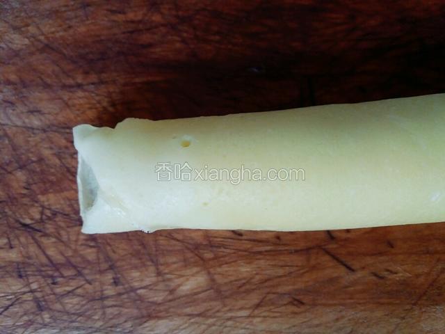 卷好后