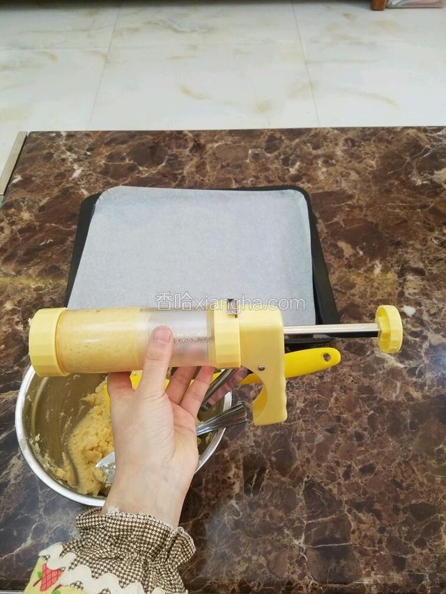 我是展艺的饼干枪，某宝展艺旗舰店买的，挤花很方便而且很漂亮。