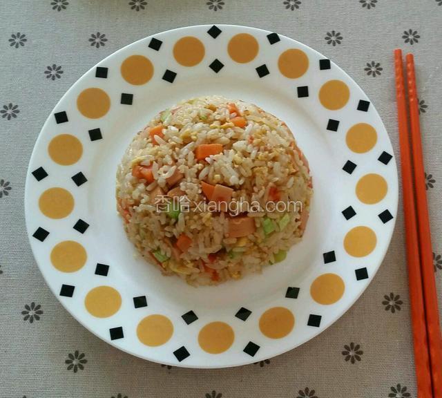 成品：美味蛋炒饭