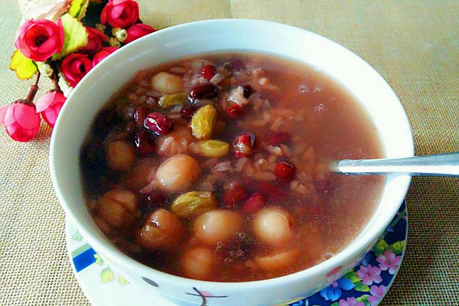 红豆莲子羹