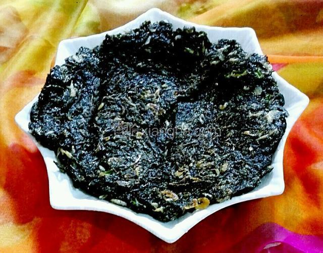 紫菜虾皮饼