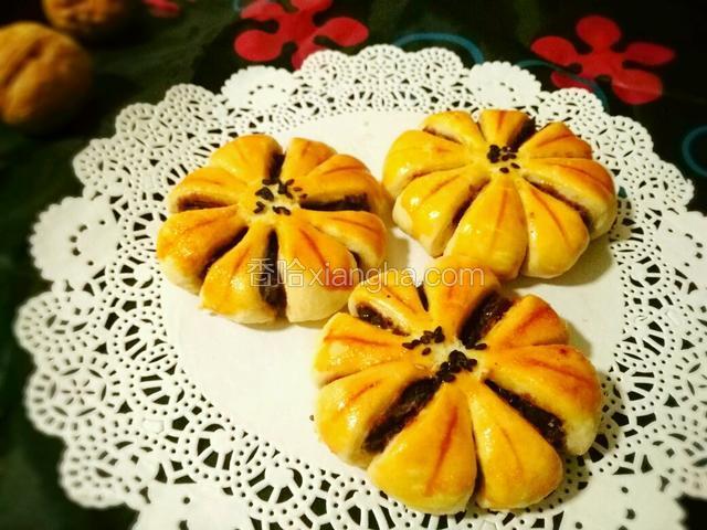 花形豆沙酥