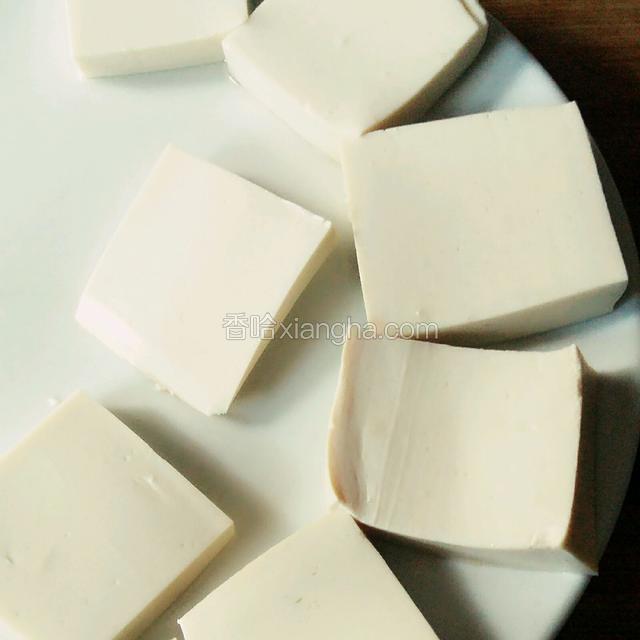 豆腐打成一公分厚的片
