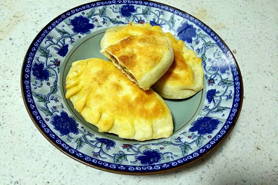 脆皮莲菜猪肉盒子