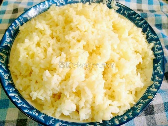 准备好米饭