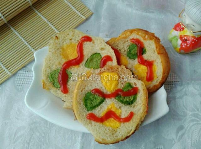 彩色面包片