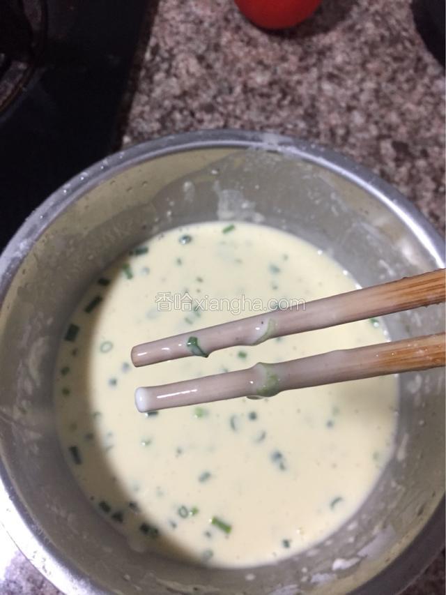 已经搅拌好，记住千万不要太稀释了。