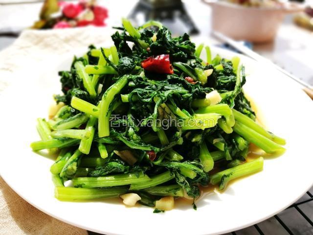 清炒茼蒿