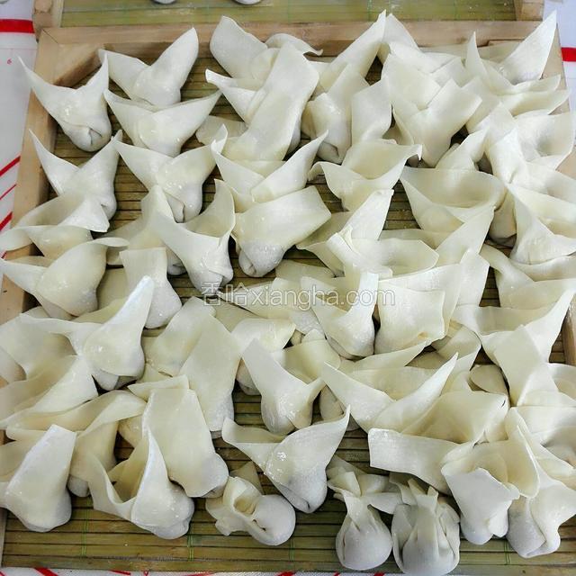 按自己的手法，依次做好所有的