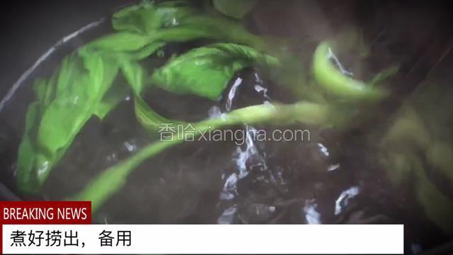 煮好捞出备用
