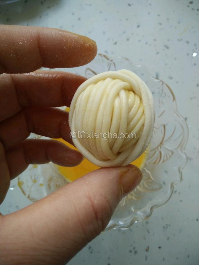 缠好后