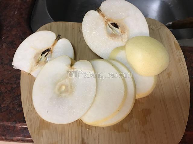 如图，切成薄片