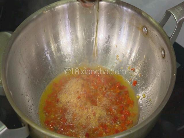 加入婺源桂花酒和清水