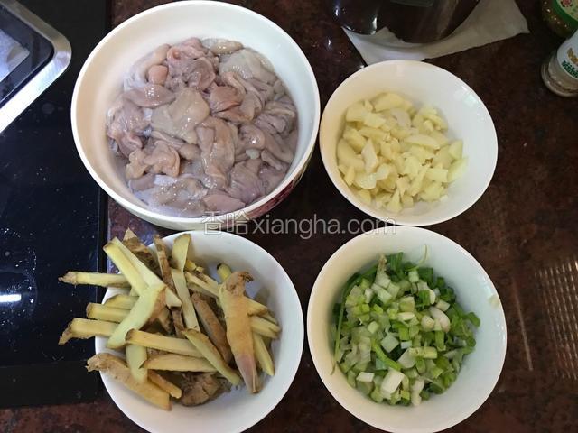 准备好全部材料。