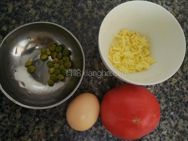 准备好需要用的食材