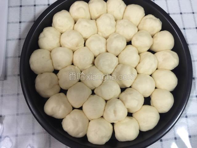 发酵至2倍大取出。烤箱180度预热。