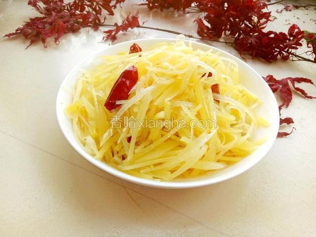 凉拌土豆丝