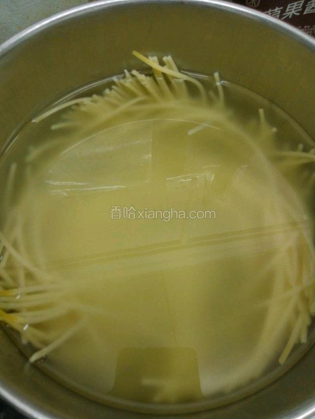 意粉提前用开水泡5-6分钟