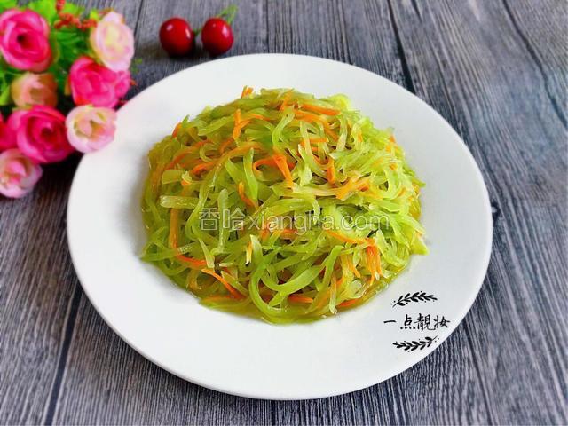 清炒莴笋丝