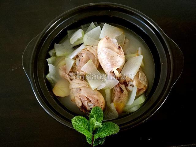 鸡腿冬瓜汤