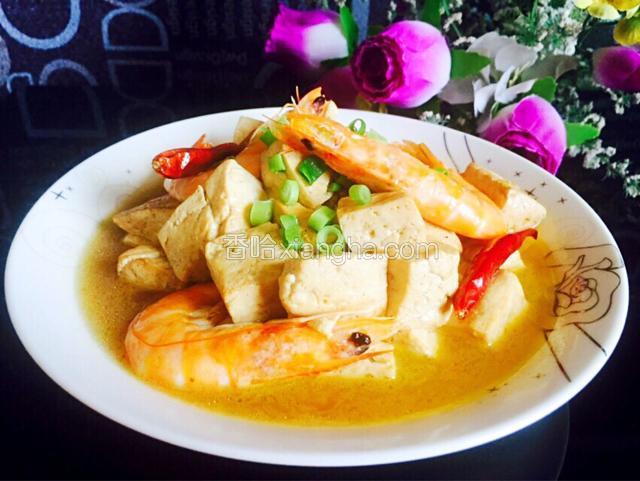 虾煲豆腐