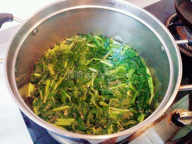 开水焯2分钟