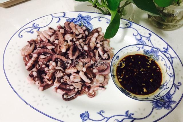 白灼章鱼