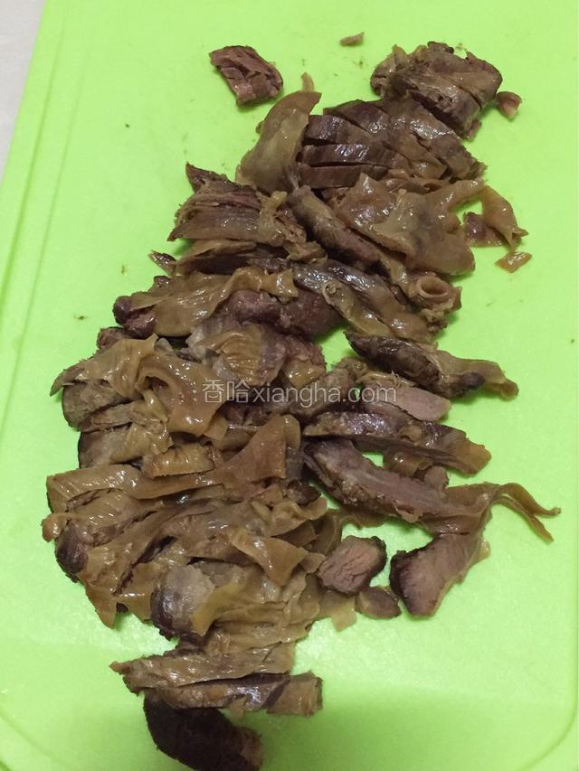 将肉切片
