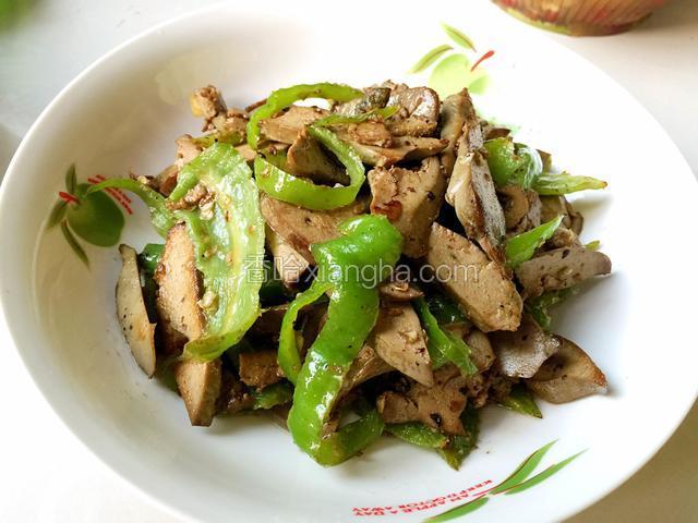 青椒炒鸭肝