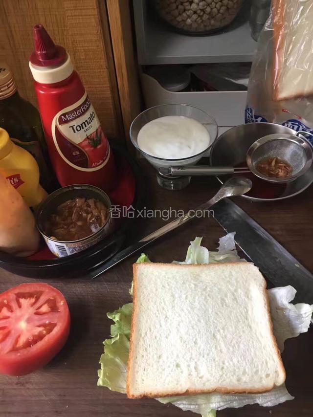 再盖上一片面包