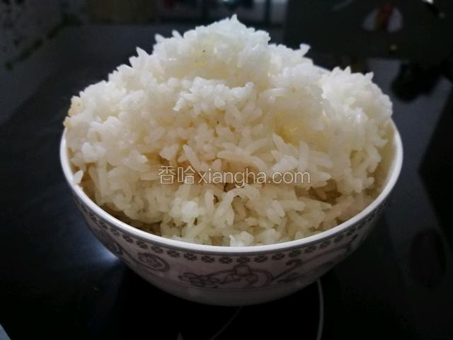 准备的好米饭