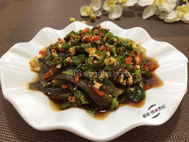 凉拌蒸茄子