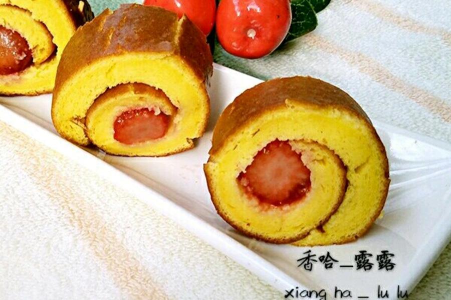草莓蛋糕卷