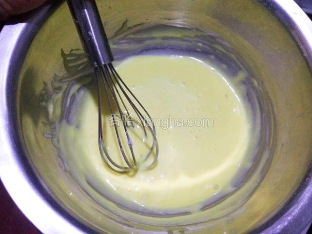 非常顺滑的蛋黄糊